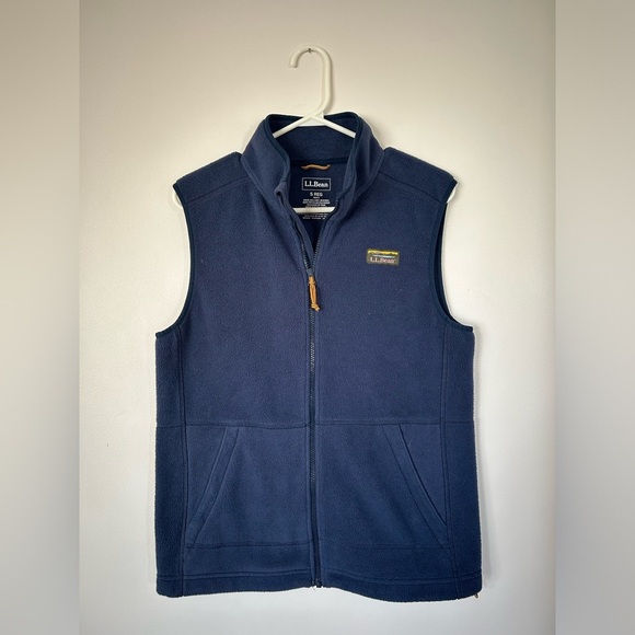 L.L.Bean Mountain Classic Fleece Vest Men’s Small - Picture 3 of 8